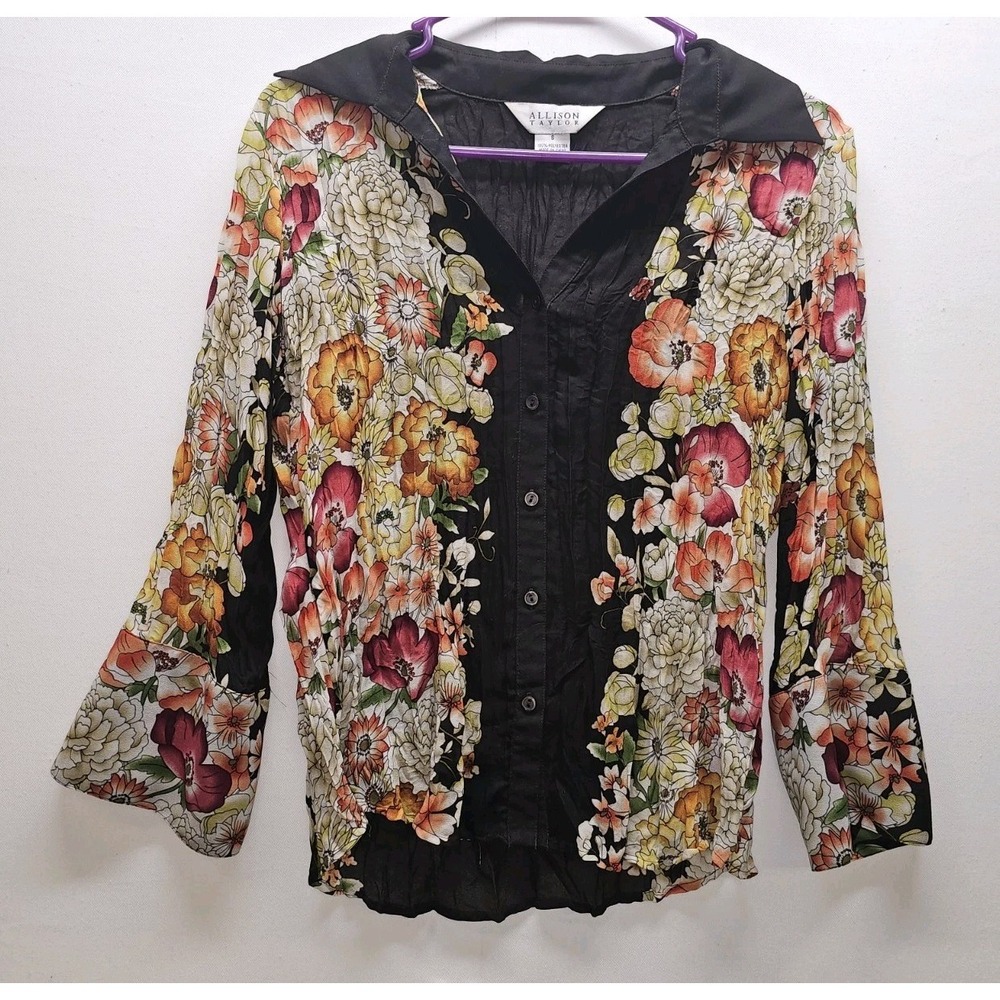 Lot of 5 VTG 90s Y2K Womens S M Tops Floral Paisley Sheer Boho Patchwork Fairy